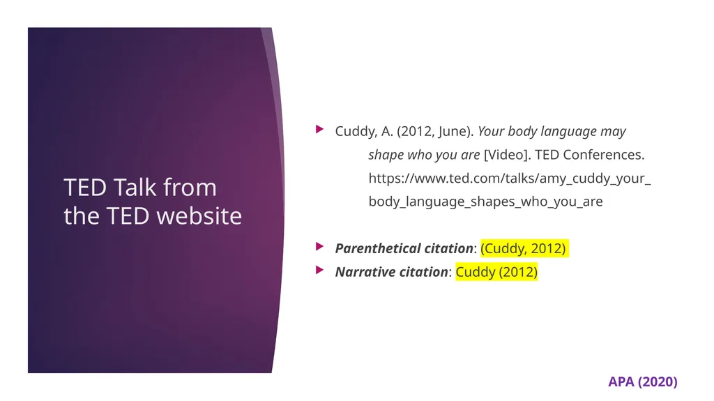 APA 7th Edition center for writing excellence - slide 119 of 142