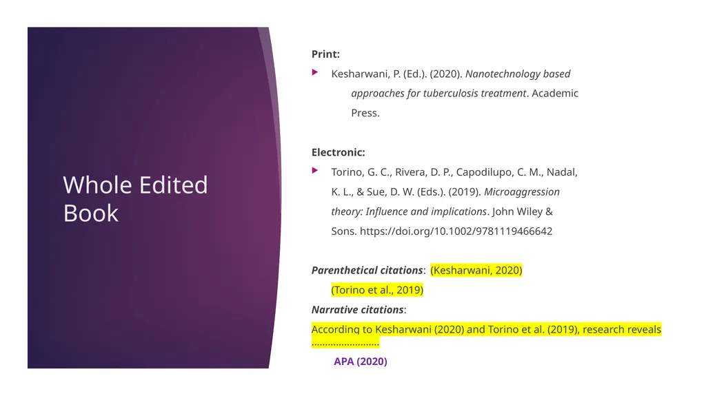 APA 7th Edition center for writing excellence - slide 35 of 142