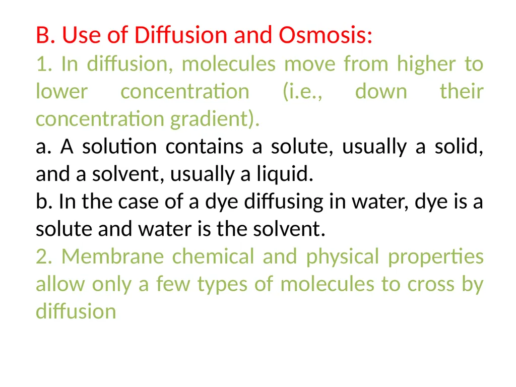 Chapter 5 Outline and Terms Membrane Models Have - slide 13 of 22