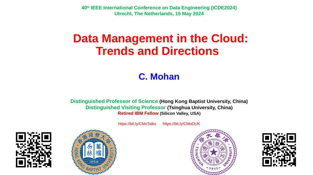 40th IEEE International Conference on Data