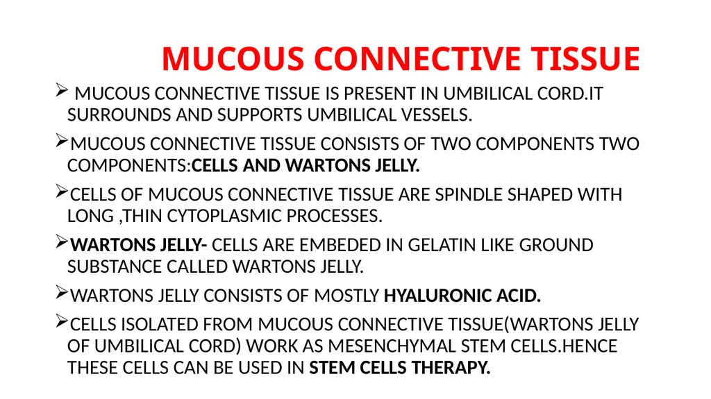 CONNECTIVE TISSUE CONNECTIVE TISSUE SUPPORTS OTHER - slide 10 of 17