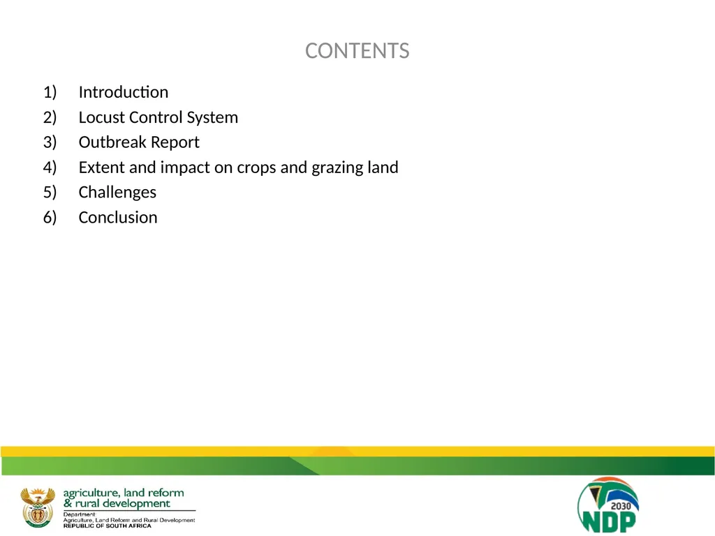 UPDATE ON THE IMPACT OF DROUGHT ON THE - slide 28 of 35