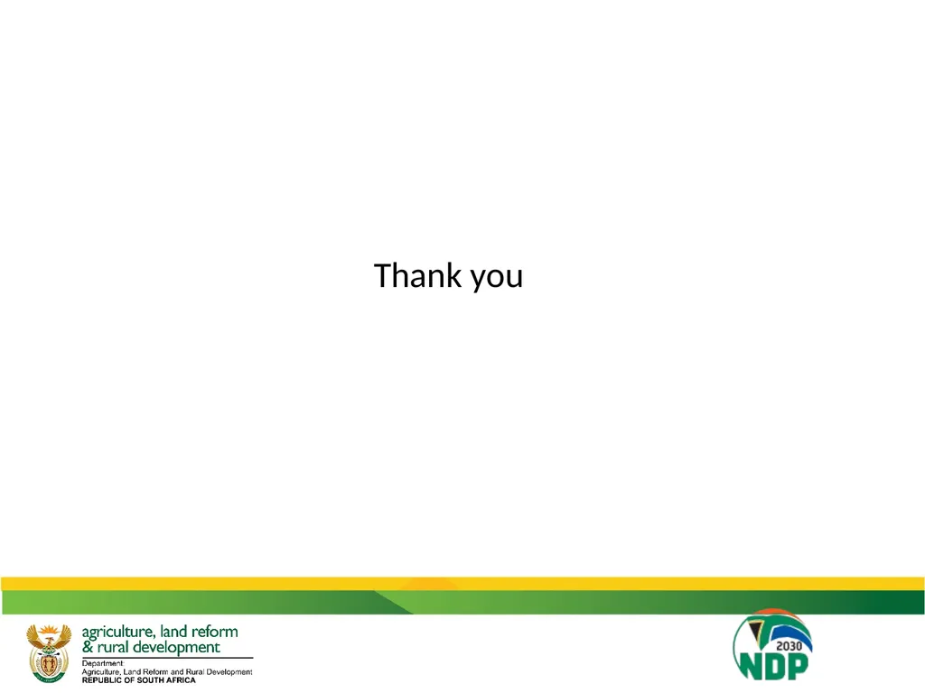 UPDATE ON THE IMPACT OF DROUGHT ON THE - slide 35 of 35