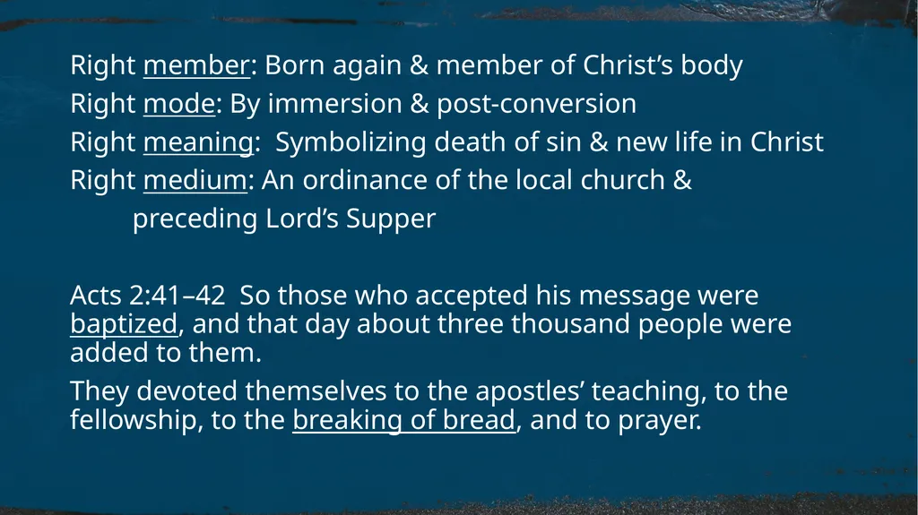 Initiation Into God’s Kingdom Matthew 3 Have you - slide 8 of 12