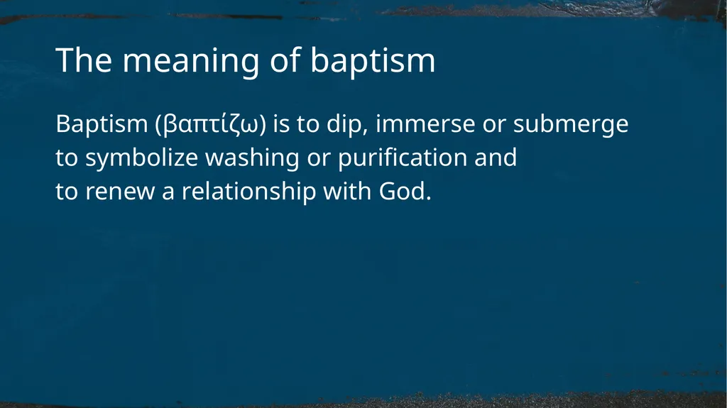 Initiation Into God’s Kingdom Matthew 3 Have you - slide 5 of 12