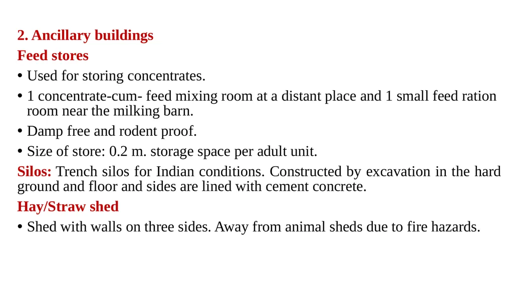 HOUSING MANAGEMENT OF DAIRY ANIMALS DR. S. P. SAHU - slide 19 of 20
