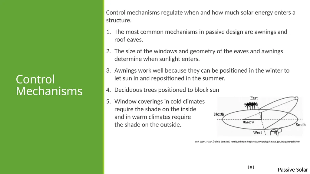 Passive Solar passive solar Except where otherwise - slide 12 of 17