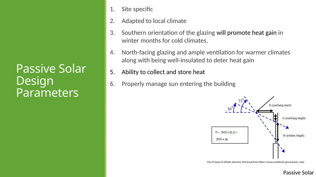 Passive Solar passive solar Except where otherwise - slide 7 of 17