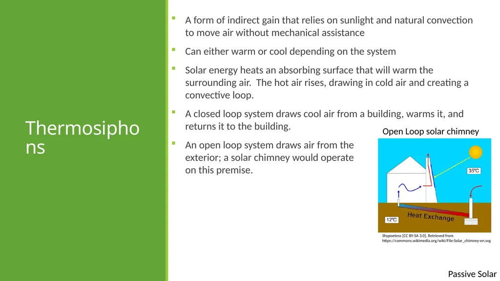 Passive Solar passive solar Except where otherwise - slide 15 of 17