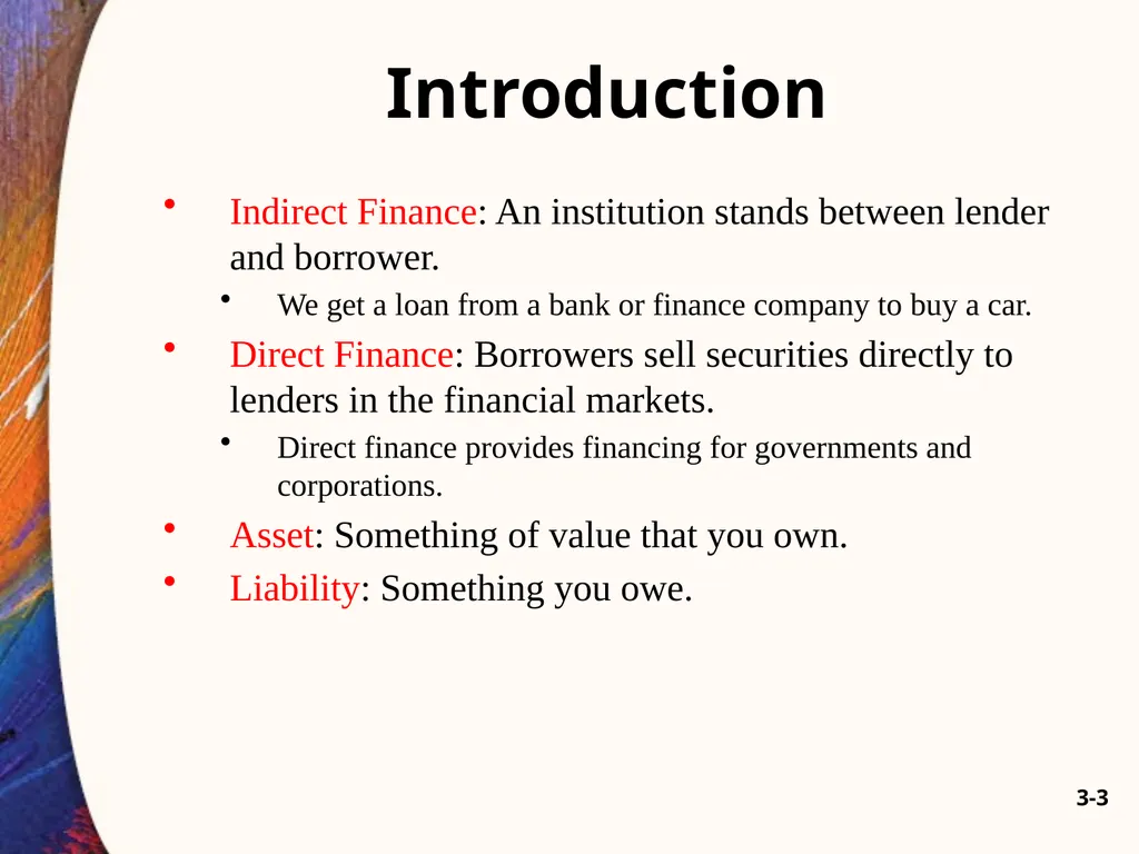 Chapter Three 3-2 Introduction The international - slide 3 of 58