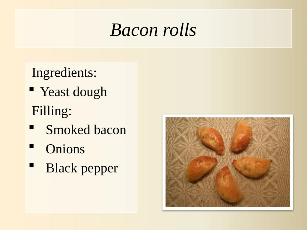 Latvian traditional recipes Grey peas with bacon - slide 12 of 15