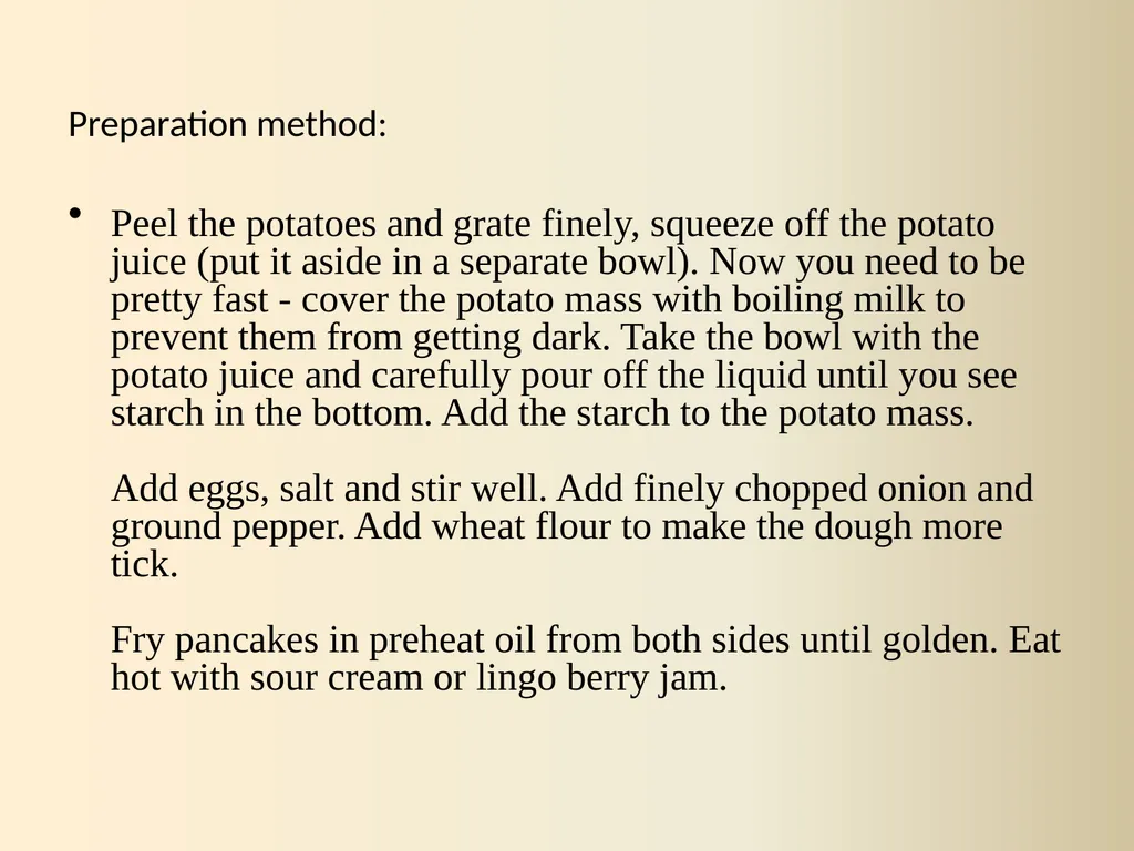 Latvian traditional recipes Grey peas with bacon - slide 15 of 15