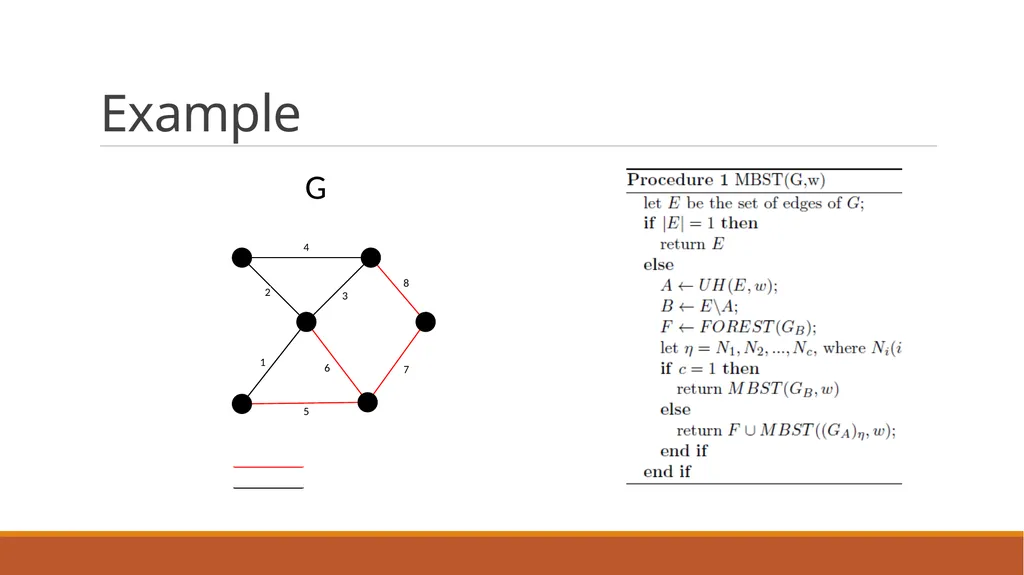 Minimum Bottleneck Spanning Trees (MBST) Dongfeng - slide 11 of 45