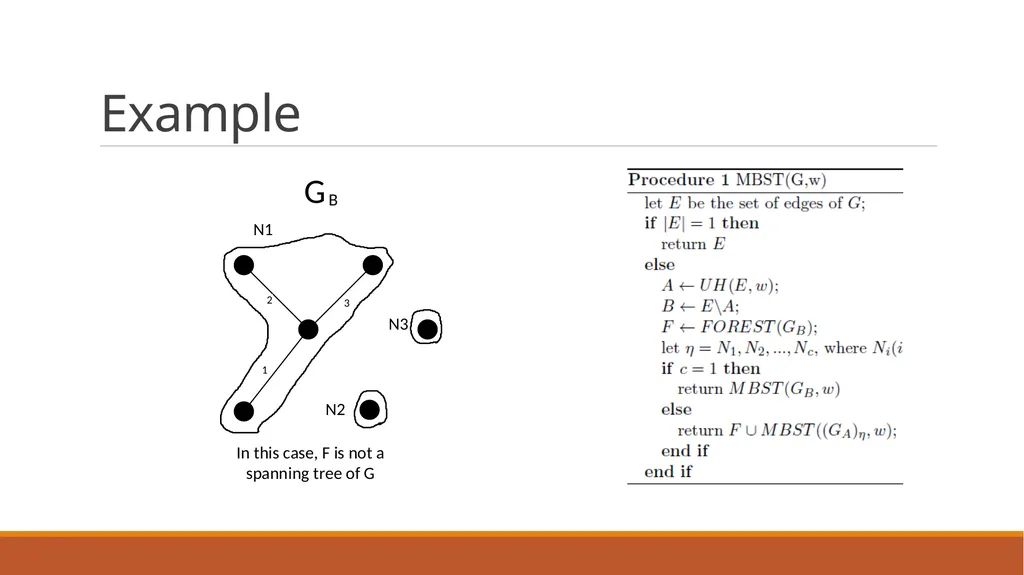 Minimum Bottleneck Spanning Trees (MBST) Dongfeng - slide 12 of 45