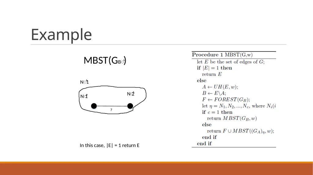 Minimum Bottleneck Spanning Trees (MBST) Dongfeng - slide 19 of 45