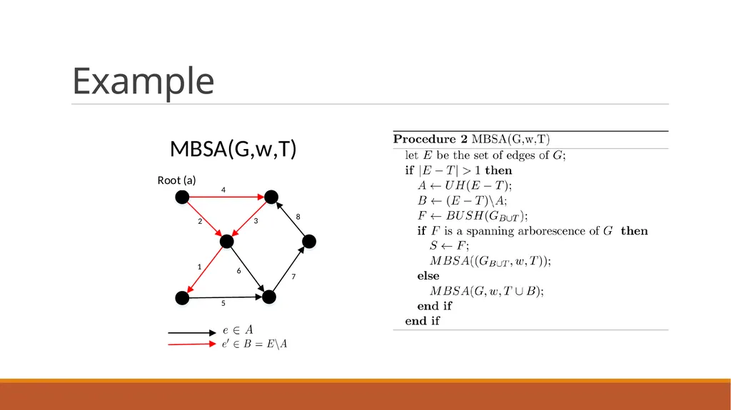 Minimum Bottleneck Spanning Trees (MBST) Dongfeng - slide 24 of 45