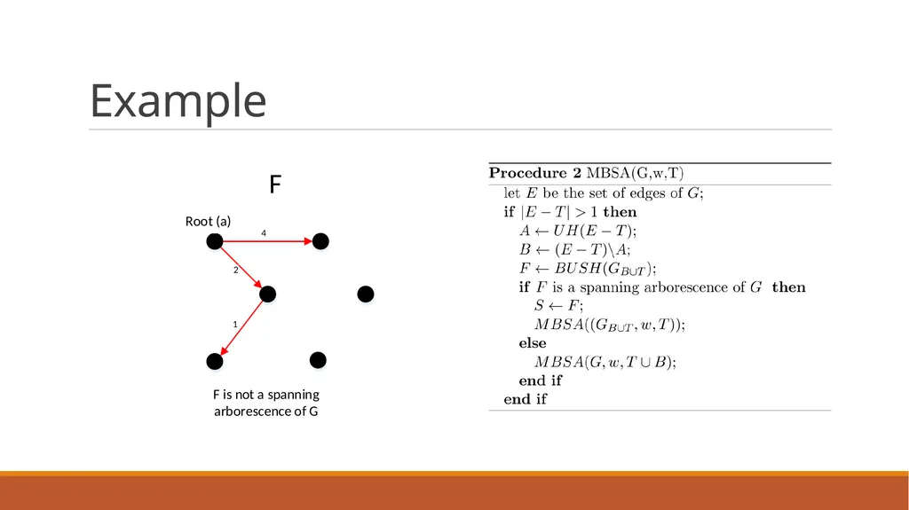 Minimum Bottleneck Spanning Trees (MBST) Dongfeng - slide 25 of 45