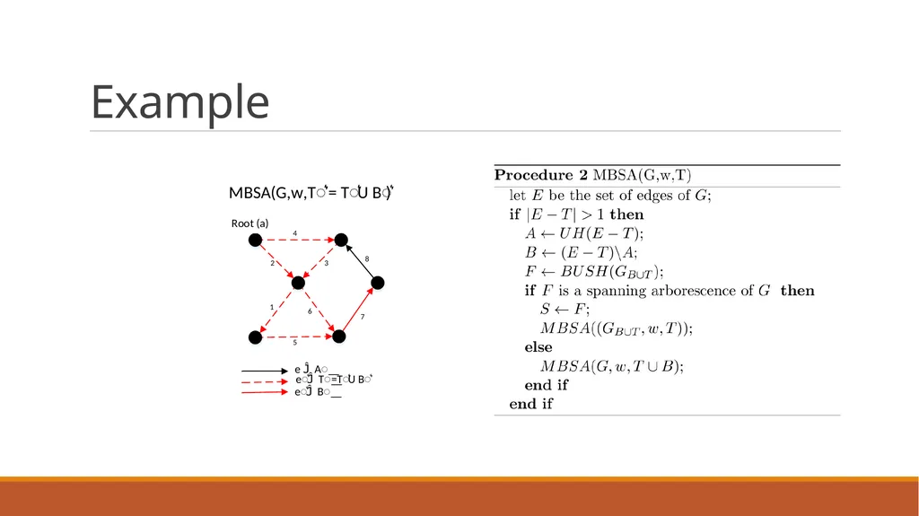 Minimum Bottleneck Spanning Trees (MBST) Dongfeng - slide 30 of 45