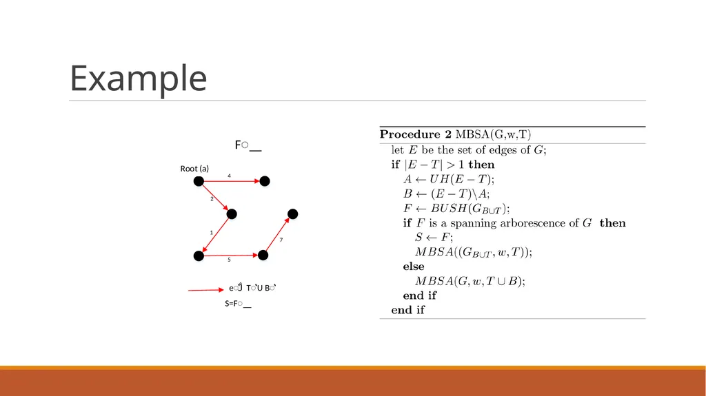 Minimum Bottleneck Spanning Trees (MBST) Dongfeng - slide 31 of 45