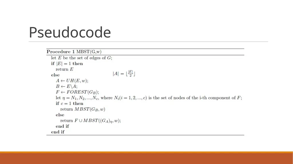 Minimum Bottleneck Spanning Trees (MBST) Dongfeng - slide 10 of 45