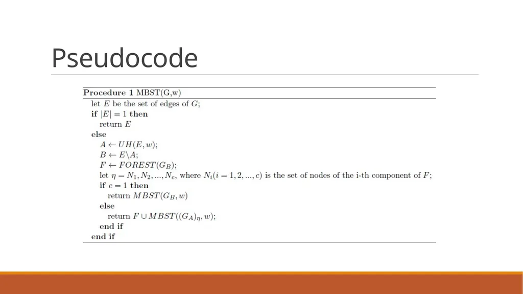 Minimum Bottleneck Spanning Trees (MBST) Dongfeng - slide 9 of 45