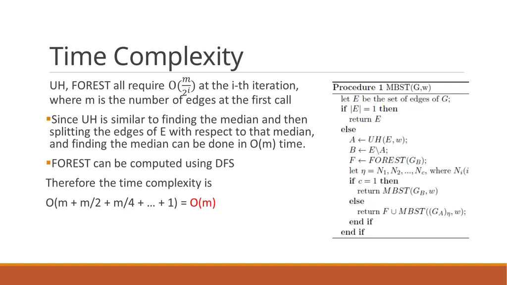 Minimum Bottleneck Spanning Trees (MBST) Dongfeng - slide 21 of 45