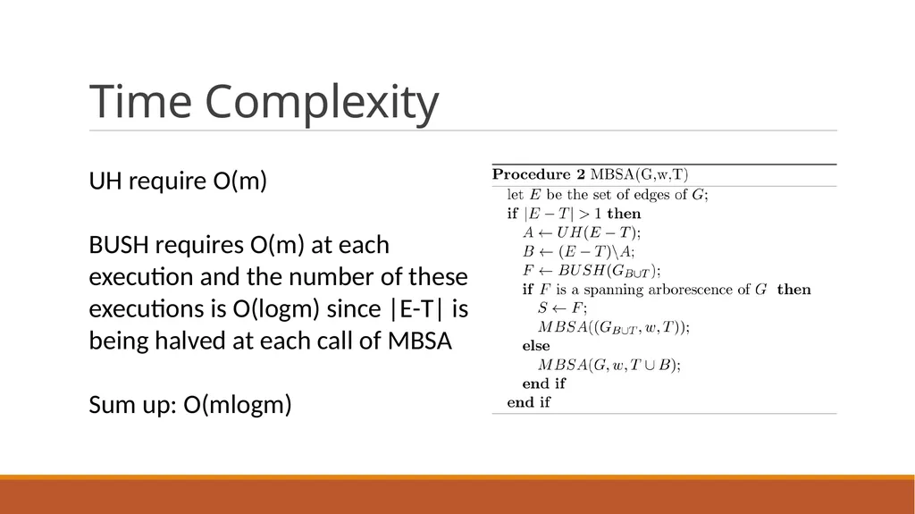Minimum Bottleneck Spanning Trees (MBST) Dongfeng - slide 34 of 45
