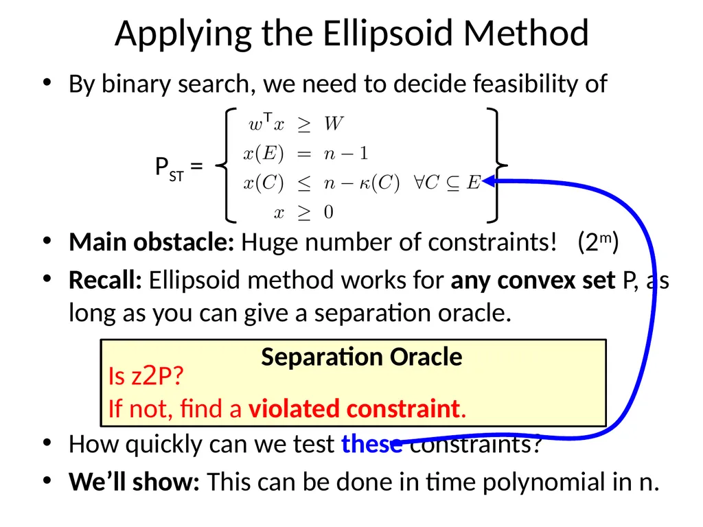 C&O 355 Mathematical Programming Fall 2010 Lecture - slide 13 of 20
