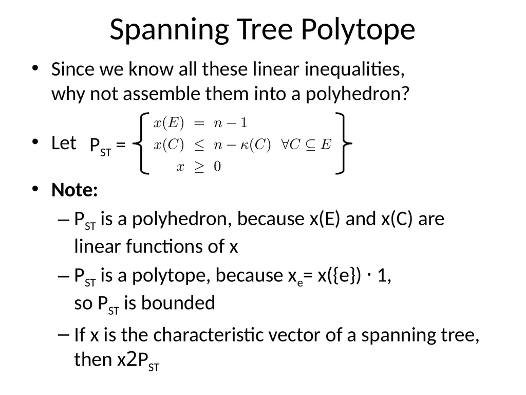C&O 355 Mathematical Programming Fall 2010 Lecture - slide 8 of 20