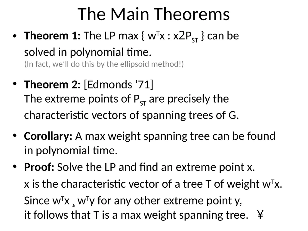 C&O 355 Mathematical Programming Fall 2010 Lecture - slide 9 of 20
