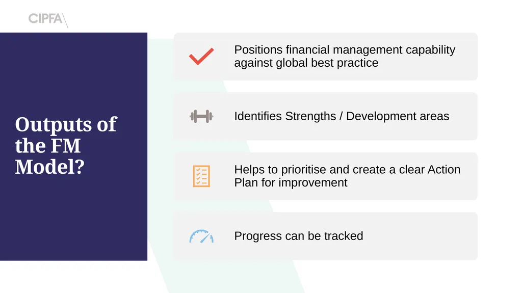 Introducing CIPFA’s 5-star Financial Management - slide 10 of 17