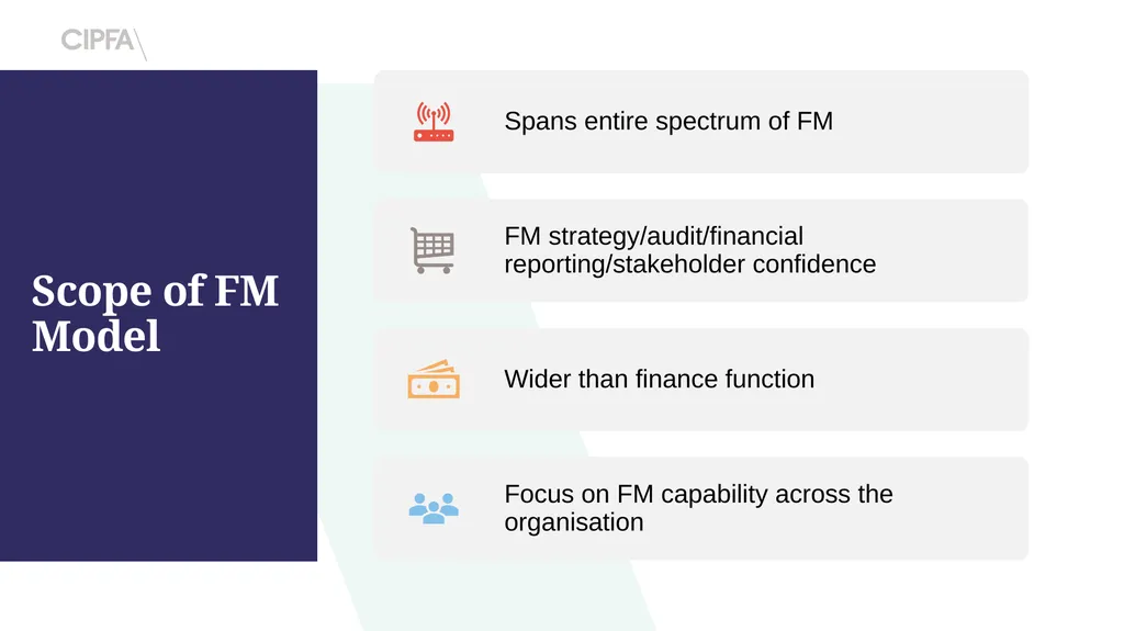Introducing CIPFA’s 5-star Financial Management - slide 11 of 17