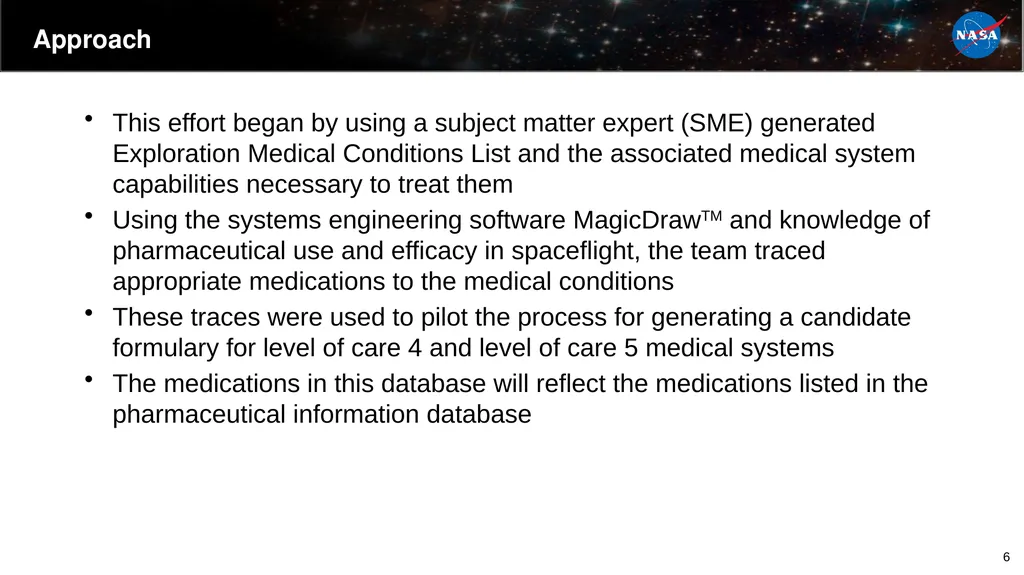 Candidate Formulary Development For Exploration - slide 6 of 16