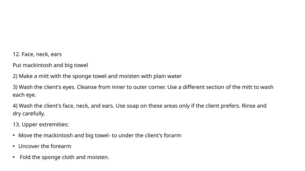 BED BATH Introduction Bed bath is an essential - slide 9 of 15