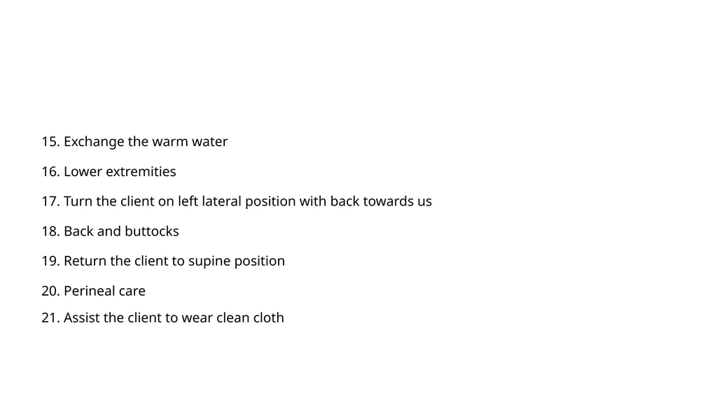 BED BATH Introduction Bed bath is an essential - slide 11 of 15