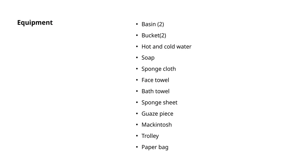 BED BATH Introduction Bed bath is an essential - slide 6 of 15