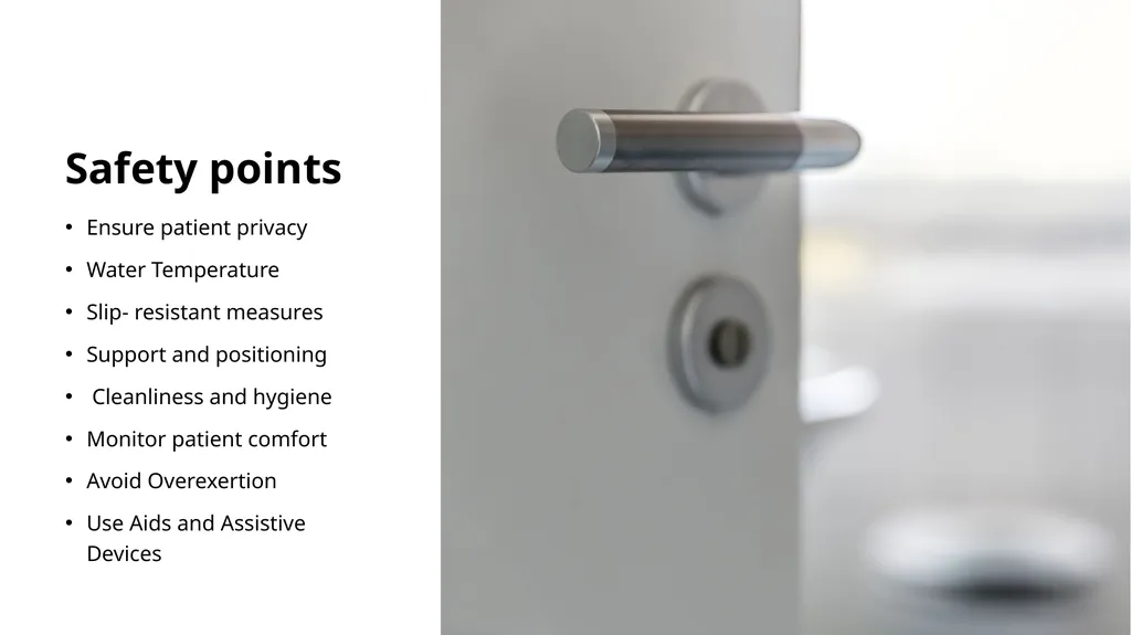 BED BATH Introduction Bed bath is an essential - slide 12 of 15