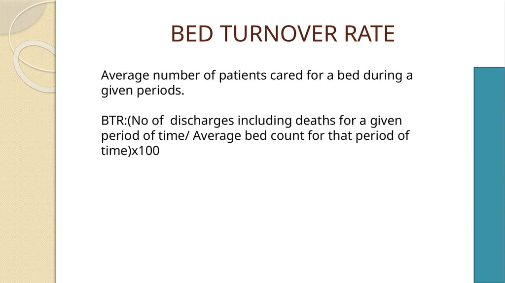 TURNOVER INTERVAL (TOI) TURNOVER INTERVAL Turnover - slide 4 of 7
