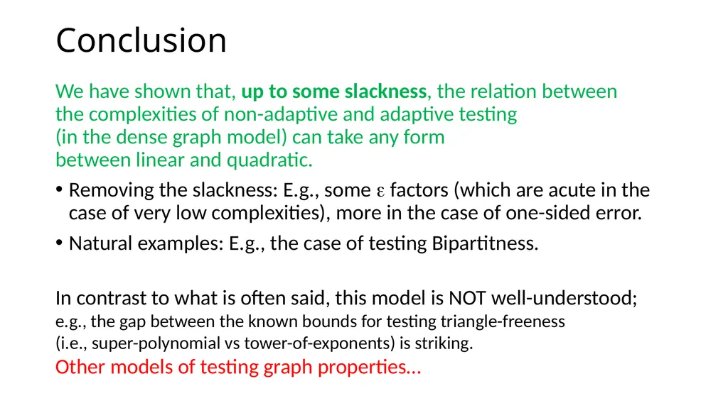 Non-Adaptive vs Adaptive Queries in the Dense - slide 17 of 17