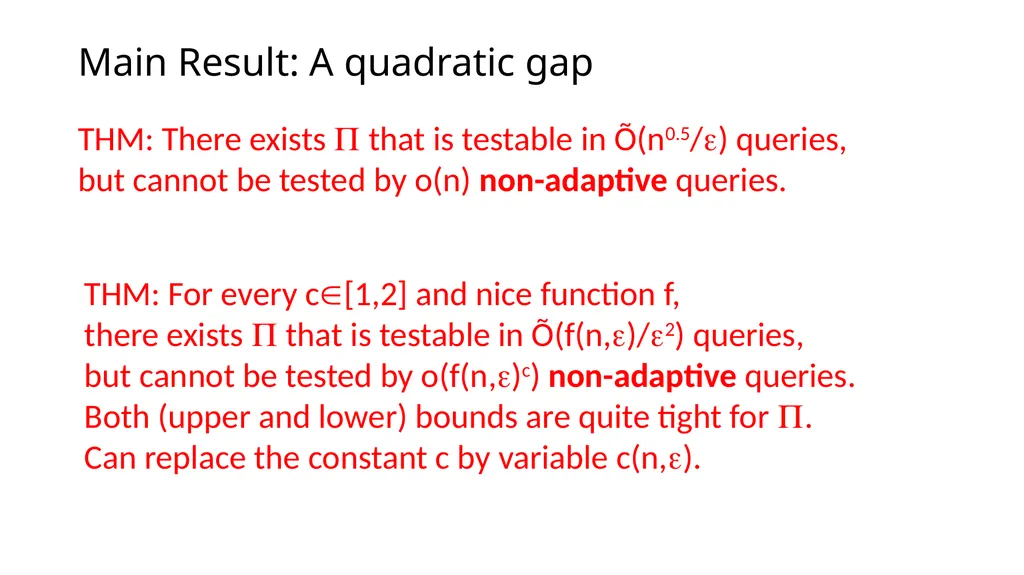 Non-Adaptive vs Adaptive Queries in the Dense - slide 7 of 17