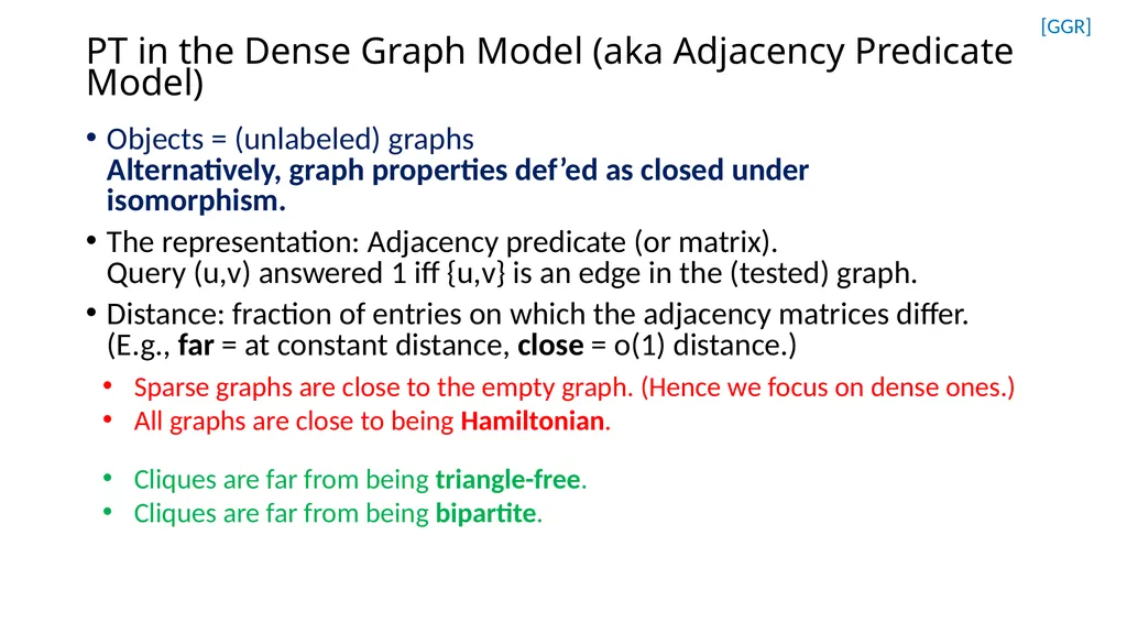 Non-Adaptive vs Adaptive Queries in the Dense - slide 3 of 17