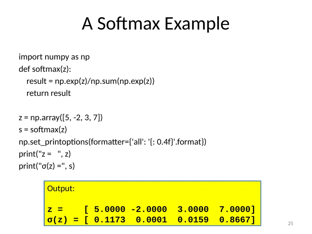 Various Options in Building Neural Networks: - slide 25 of 56