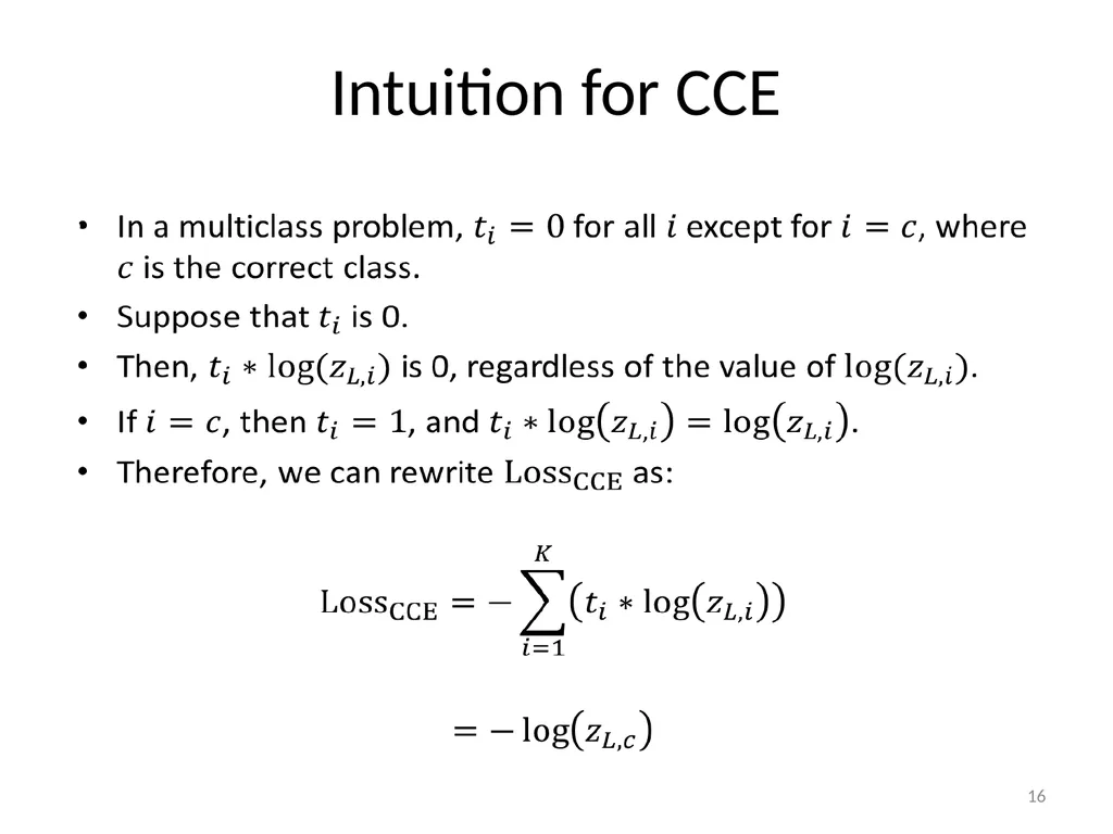 Various Options in Building Neural Networks: - slide 16 of 56