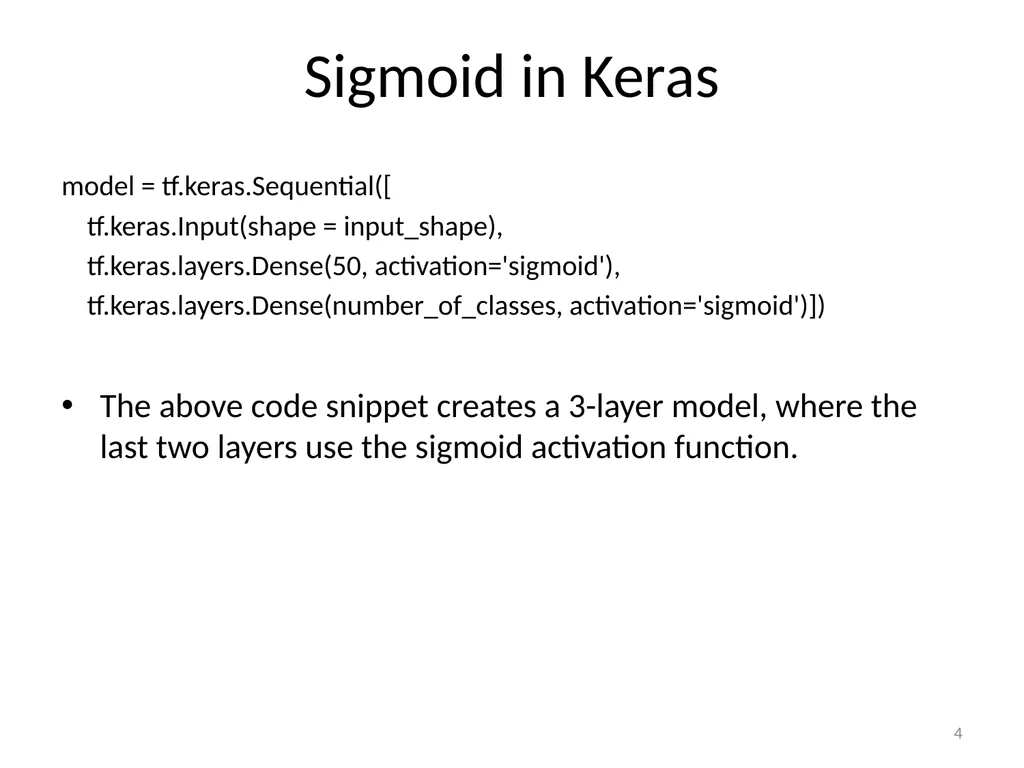 Various Options in Building Neural Networks: - slide 4 of 56
