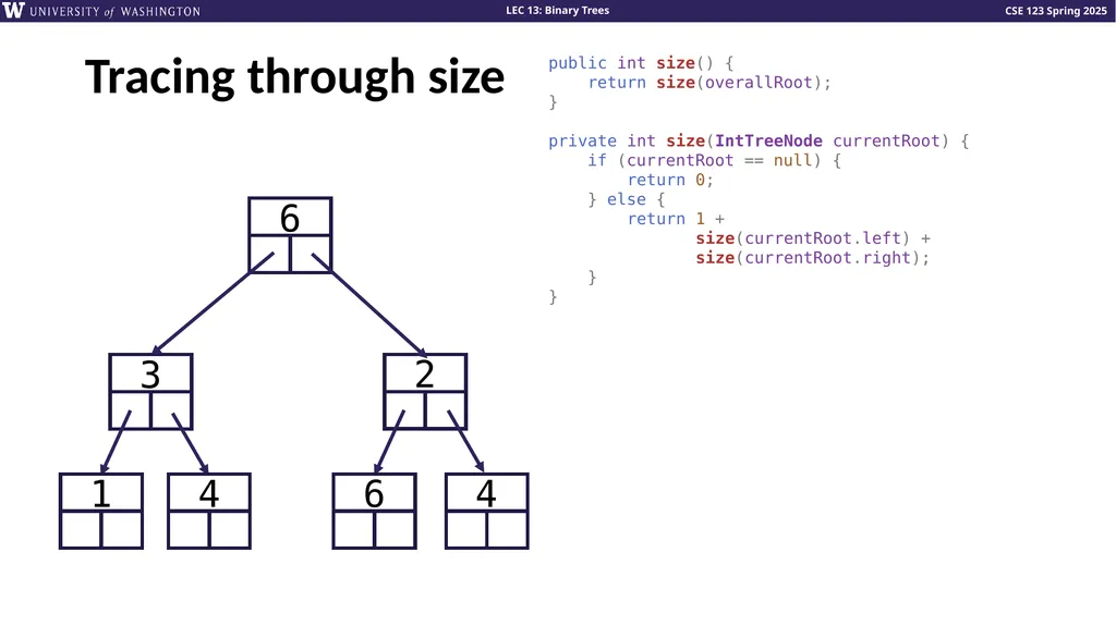 Binary Trees Talk to your neighbors: What’s your - slide 22 of 22