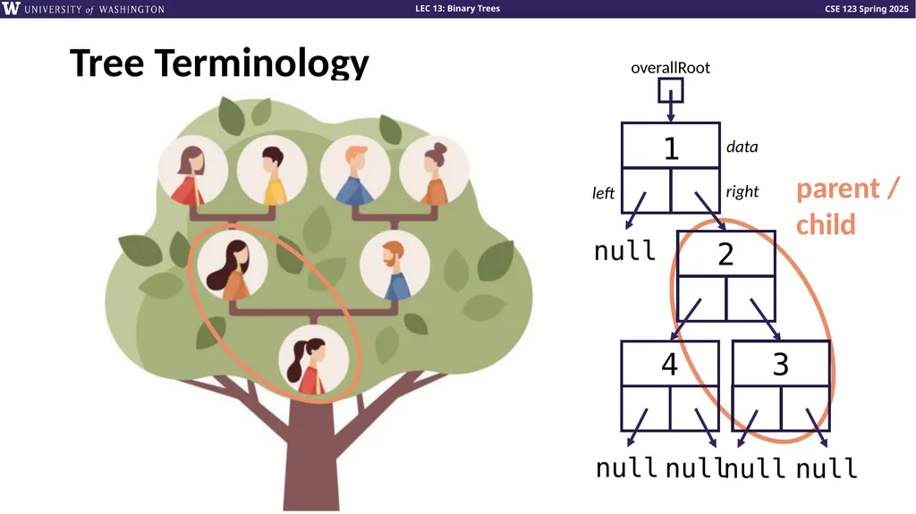 Binary Trees Talk to your neighbors: What’s your - slide 9 of 22