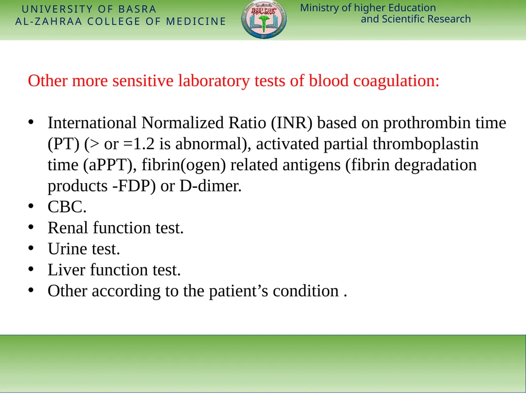 Ministry of higher Education and Scientific - slide 19 of 28