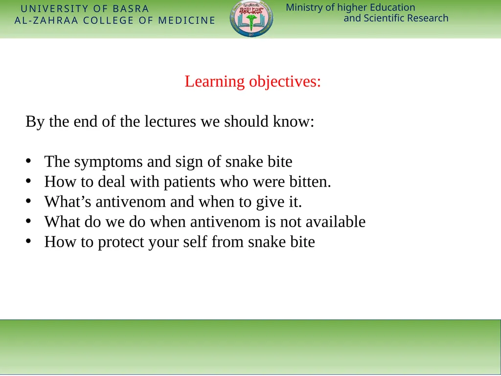 Ministry of higher Education and Scientific - slide 2 of 28