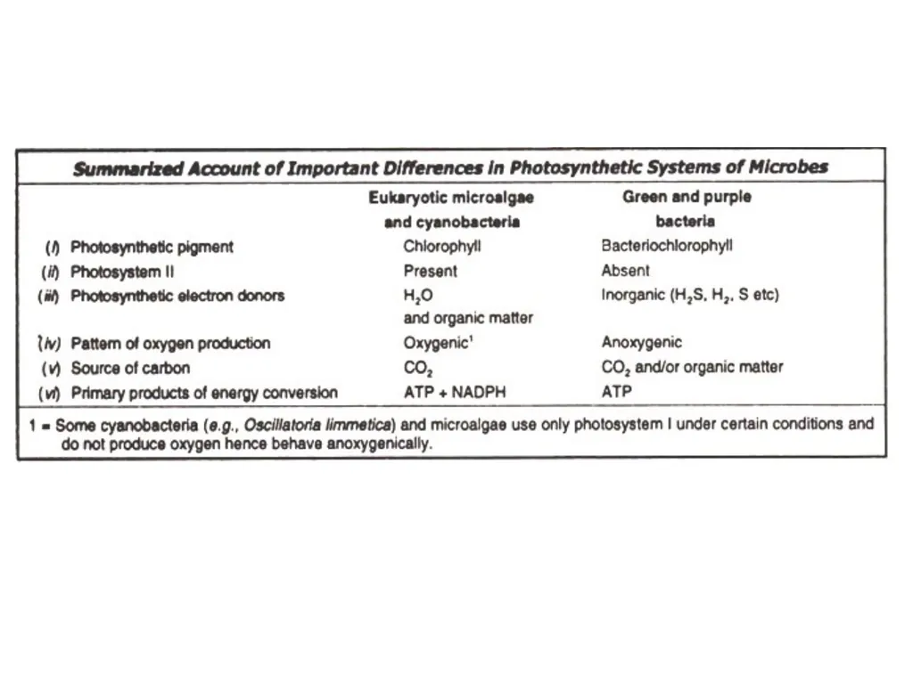 Oxygenic Photosynthesis in Bacteria: In plants, - slide 10 of 10
