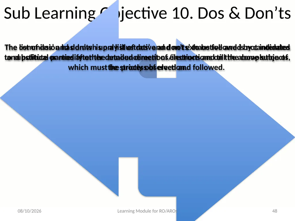 The Model Code of Conduct Learning Module for - slide 48 of 101